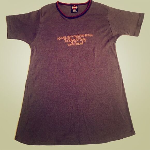 Harley Davidson Biker Baby on Board medium  dress - Picture 1 of 4